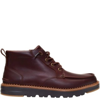 Ανδρικά Μποτάκια 45878-2ON-FLINT BOOT Δέρμα Κονιάκ HEY DUDE
