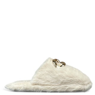 Γυναικείες Χειμερινές Παντόφλες 37180 Γούνα Μπεζ HOT SAND