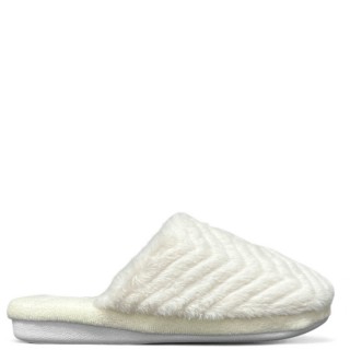 Γυναικείες Χειμερινές Παντόφλες 37425 Γούνα Εκρού HOT SAND