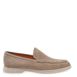 Ανδρικά Μοκασίνια & Loafers W5700151125D Δέρμα Καστόρι Μπεζ ISAAC ROMA