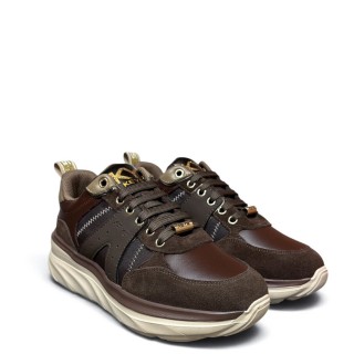 Γυναικεία Sneakers K-13501 Δέρμα-Δέρμα Καστόρι Καφέ KEYS