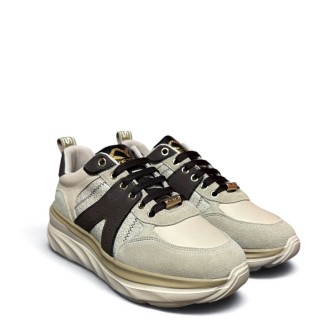 Γυναικεία Sneakers K-13501 Δέρμα-Δέρμα Καστόρι Μπεζ KEYS
