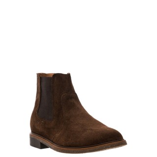 Ανδρικά Μποτάκια 23X-1014-2 Δέρμα Καστόρι Καφέ KRICKET