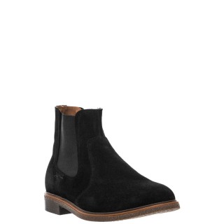 Ανδρικά Μποτάκια 23X-1014-2 Δέρμα Καστόρι Μαύρο KRICKET