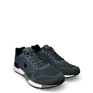 Ανδρικά Sneakers 102268310-VENDOR Ύφασμα Γκρι LUMBERJACK