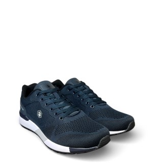 Ανδρικά Sneakers 102268379-VENDOR Ύφασμα Μπλέ LUMBERJACK