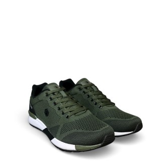 Ανδρικά Sneakers 102268453-VENDOR Ύφασμα Χακί LUMBERJACK