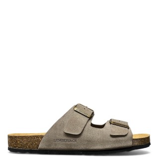 Ανδρικές Σαγιονάρες & Παντόφλες 102268883-FLINT Δέρμα Καστόρι Πούρο LUMBERJACK