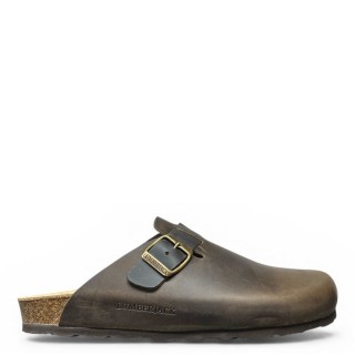 Γυναικεία Mules 102269239-JOLIE Δέρμα Καφέ LUMBERJACK