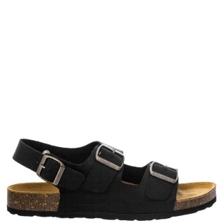 Ανδρικά Πέδιλα SMD9206-003-D05-FLINT Δέρμα Μαύρο LUMBERJACK