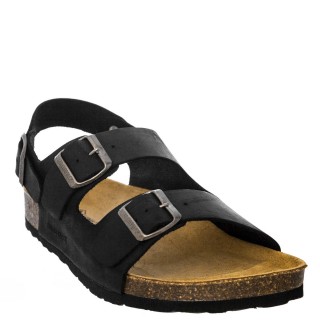 Ανδρικά Πέδιλα SMD9206-003-D05-FLINT Δέρμα Μαύρο LUMBERJACK