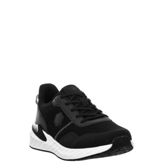 Ανδρικά Sneakers SMI1711-002-S51-PELLY Ύφασμα Μαύρο LUMBERJACK