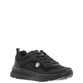 Γυναικεία Sneakers SWC7511-001-N47-CB001-JENNIE Ύφασμα-Αδιάβροχο Καουτσούκ Μαύρο Lumberjack