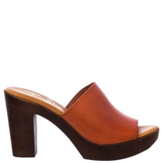 Γυναικεία Mules 748-24005 Δέρμα Ταμπά MARILA