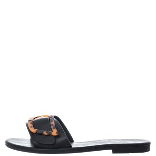 Γυναικείες Παντόφλες V96-13234 Eco-Leather Μαύρο MISS NV