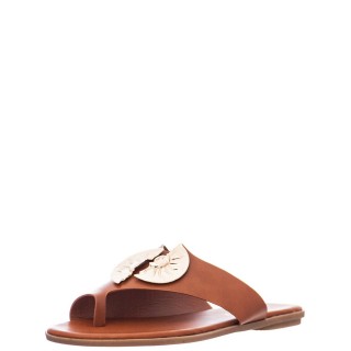 Γυναικείες Παντόφλες V96-15411 Eco-Leather Camel MISS NV
