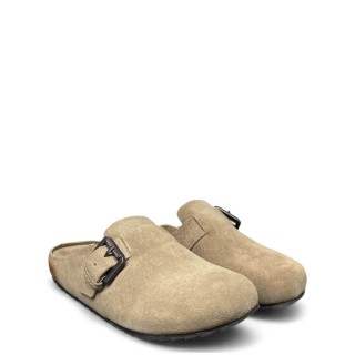 Γυναικεία Mules PLS900001-856-CORBY CLOG Δέρμα Καστόρι Μπεζ PEPE JEANS