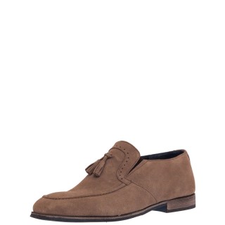 Ανδρικά Μοκασίνια & Loafers 3/152 Δέρμα Καστόρι Πούρο PRIMA L'UOMO