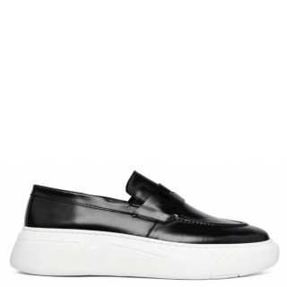 Ανδρικά Μοκασίνια & Loafers KA-923 Δέρμα Μαύρο Raymont