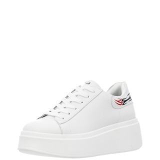 Γυναικεία Sneakers 88 21SEX22 Eco Leather Λευκό Κόκκινο Renato Garini