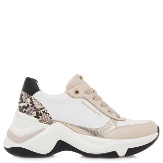 Γυναικεία Sneakers S119R642464P Eco-Leather Λευκό-Μπεζ Renato Garini