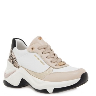 Γυναικεία Sneakers S119R642464P Eco-Leather Λευκό-Μπεζ Renato Garini