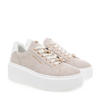 Γυναικεία Sneakers U119R12932I5 Καμβάς Μπεζ Renato Garini