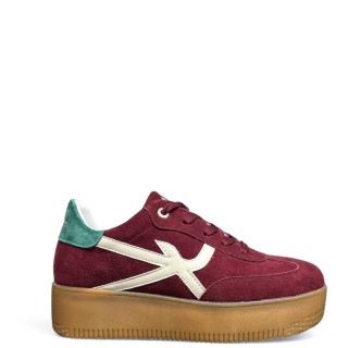 Γυναικεία Sneakers V119R93435N5 Δέρμα Καστόρι Μπορντώ RENATO GARINI