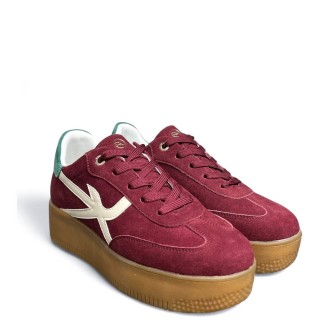 Γυναικεία Sneakers V119R93435N5 Δέρμα Καστόρι Μπορντώ RENATO GARINI