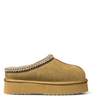 Γυναικεία Mules V132E8012416 Δέρμα Καστόρι Camel RENATO GARINI