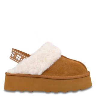 Γυναικεία Mules V439W1532534 Δέρμα Καστόρι Ταμπά RENATO GARINI