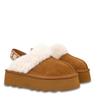 Γυναικεία Mules V439W1532534 Δέρμα Καστόρι Ταμπά RENATO GARINI