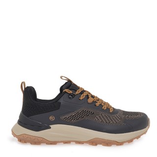 Ανδρικά Sneakers V565V16528R7 Ύφασμα-Αδιάβροχο Καουτσούκ Μαύρο-Πούρο Renato Garini