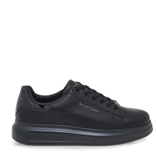 Ανδρικά Sneakers V5700721371Y Eco-Leather-Λουστρίνι Μαύρο RENATO GARINI