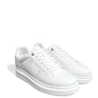 Ανδρικά Sneakers V57009633B96 Eco-Leather-Eco-Leather Φίδι Λευκό RENATO GARINI