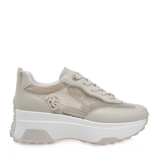 Γυναικεία Sneakers W119R53439W5 Eco-Leather-Δίχτυ Μπεζ RENATO GARINI
