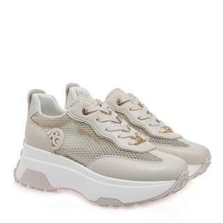 Γυναικεία Sneakers W119R53439W5 Eco-Leather-Δίχτυ Μπεζ RENATO GARINI
