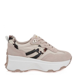Γυναικεία Sneakers W119R54333W0 Δέρμα Καστόρι Μπεζ RENATO GARINI