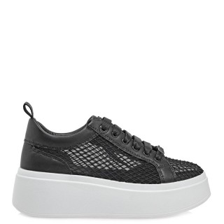 Γυναικεία Sneakers W119R61539E0 Ύφασμα Φιλτιρέ Μαύρο RENATO GARINI