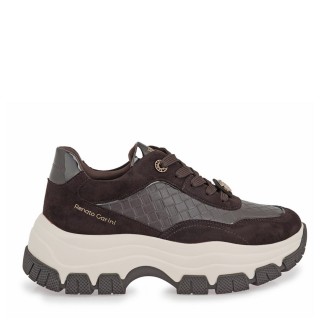 Γυναικεία Sneakers X119R5023AK3 Eco-Leather-Eco-Suede Καφέ RENATO GARINI