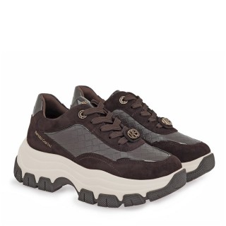 Γυναικεία Sneakers X119R5023AK3 Eco-Leather-Eco-Suede Καφέ RENATO GARINI