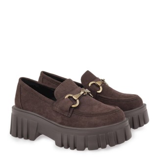 Γυναικεία Μοκασίνια & Loafers X119R6223504 Eco-Suede Καφέ RENATO GARINI