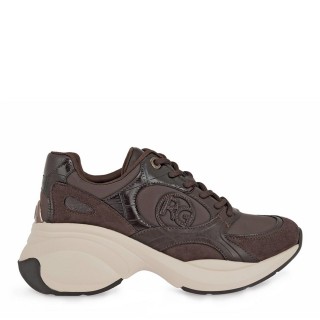 Γυναικεία Sneakers X119R6513501 Ύφασμα-Eco-Leather Καφέ RENATO GARINI