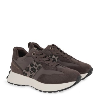 Γυναικεία Sneakers X119R8073801 Eco-Suede Καφέ-Λεοπάρ RENATO GARINI