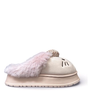 Γυναικείες Χειμερινές Παντόφλες SN251250 Eco-Suede Ροζ SANRIO