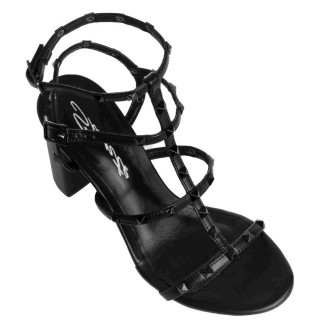 Γυναικεία Πέδιλα 24-248 Eco-Leather Μαύρο SANTE