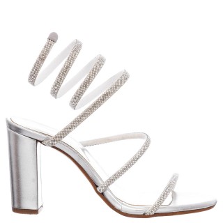 Γυναικεία Πέδιλα 24-250 Eco-Leather Ασημί Sante