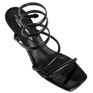 Γυναικεία Πέδιλα 24-254 Eco-Leather Μαύρο SANTE
