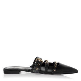 Γυναικεία Mules 25-205 Eco-Leather Μαύρο Sante