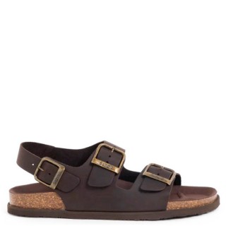 Ανδρικά Πέδιλα SHF31198-GASTON Δέρμα Καφέ SCHOLL